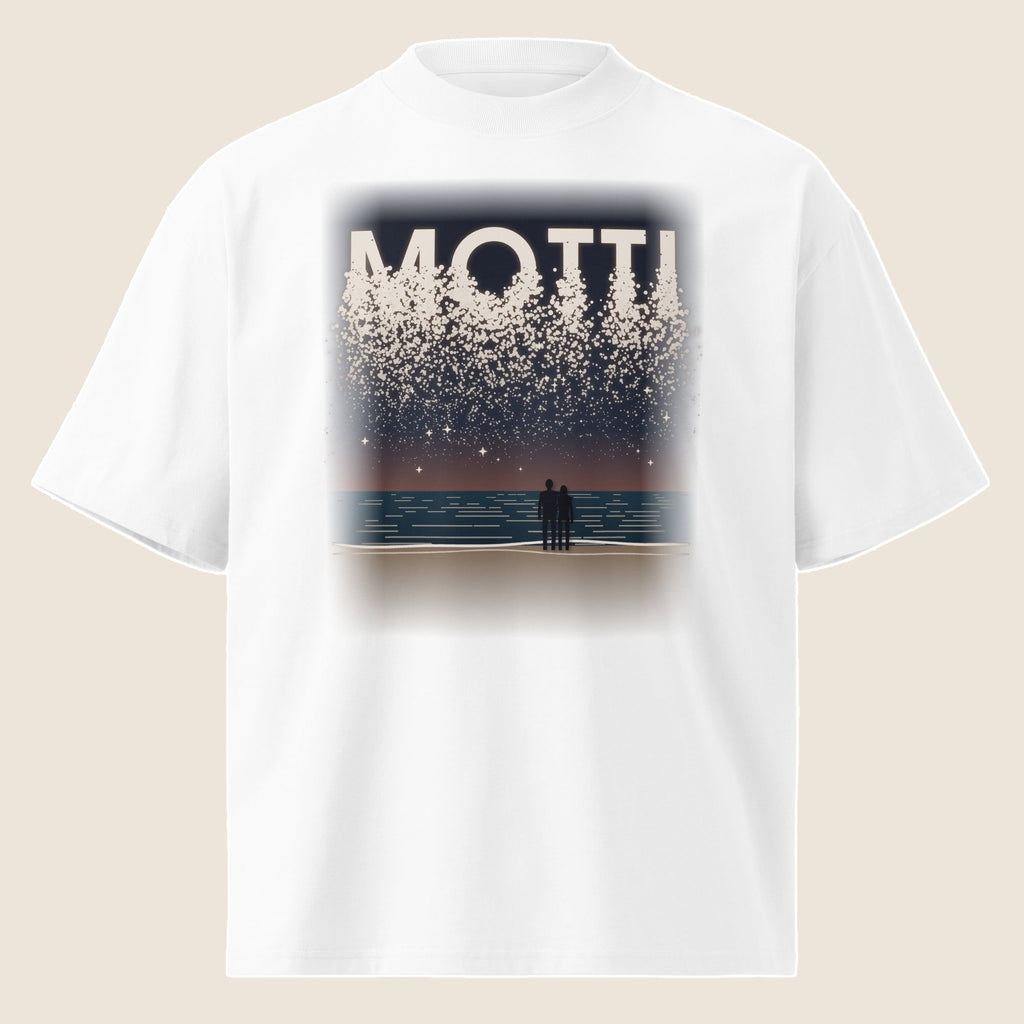 Unisex organic oversized high neck t-shirt - Salvatore Motti