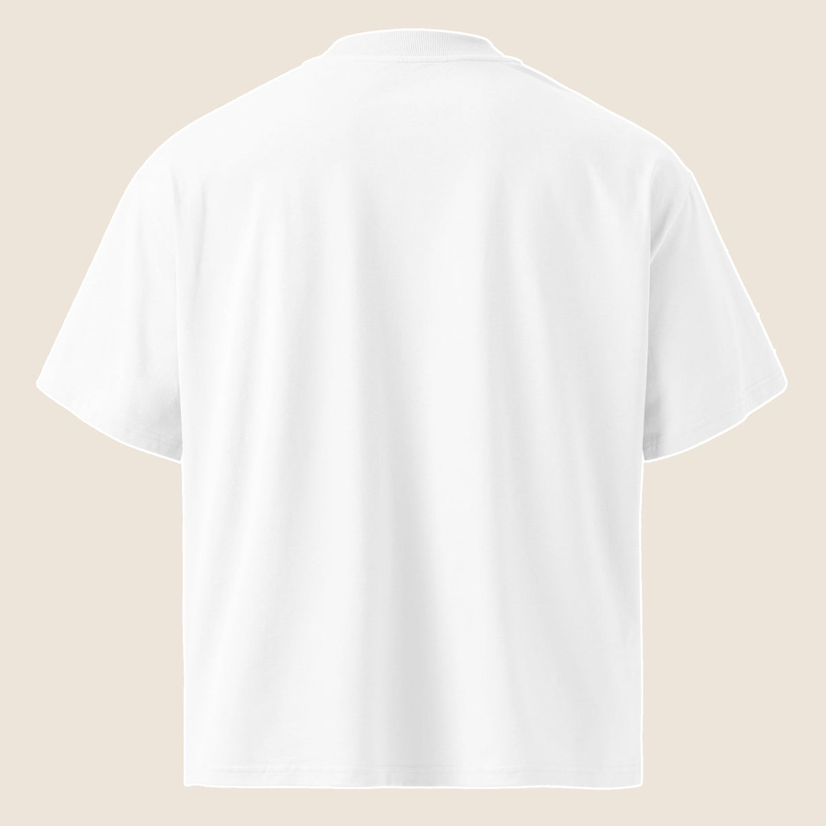 Unisex organic oversized high neck t-shirt - Salvatore Motti