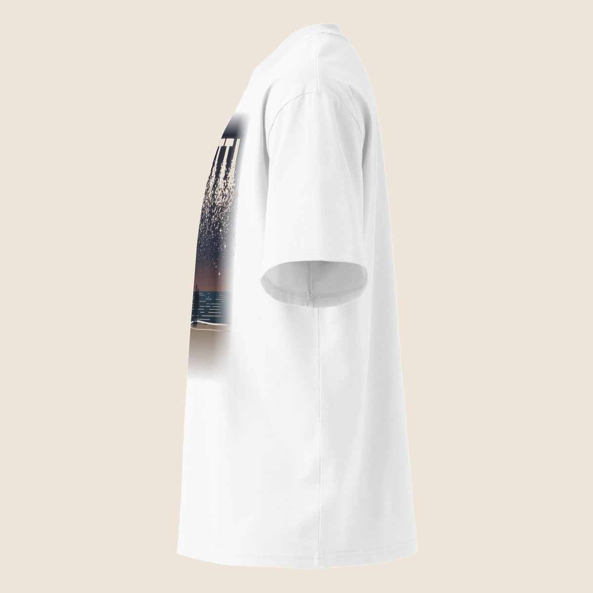 Unisex organic oversized high neck t-shirt - Salvatore Motti
