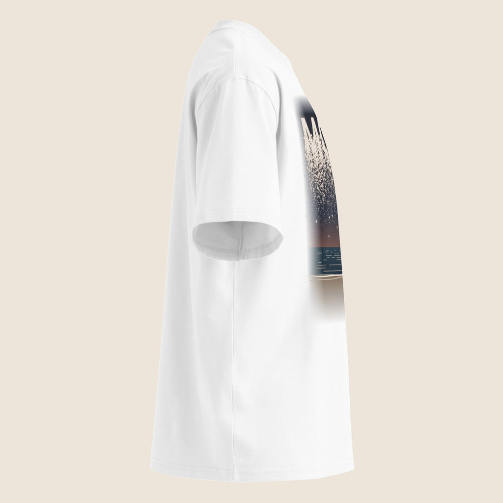 Unisex organic oversized high neck t-shirt - Salvatore Motti