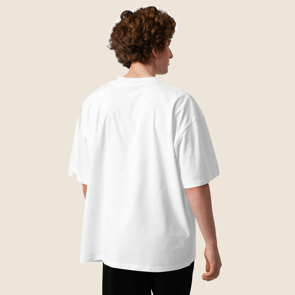 Unisex organic oversized high neck t-shirt - Salvatore Motti